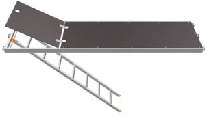 U-passagevlonder + ladder 0.61 m (robuust)