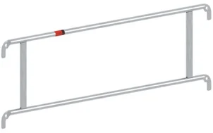 Dubbele leuning staal