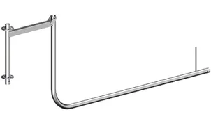 Montant protection pour rive de toiture (plier haut) 2.40 m