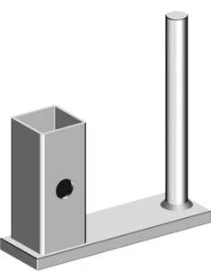 Kantplankhouder t.b.v. dakrandbeveiliging