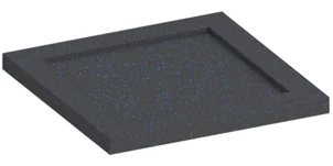 Plaque pour socle (caoutchouc)