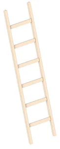 Enkele houten ladder 