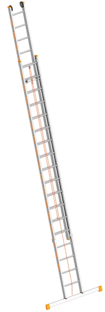 Schuifladder 9,10m 2X18 Sporten Aluminium TOPIC 1037 - 1b449948-9712-4a9d-8490-204f903a578e