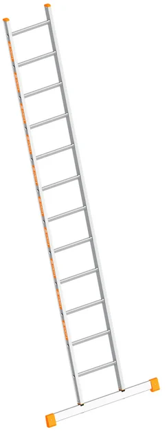 Enkele Ladder 3,50m 12 Sporten Aluminium TOPIC 1054 - 1de1ef0e-bd62-4719-b3a3-550c06d015b1