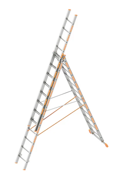Reformladder 8,10m 3X12 Sporten Aluminium TOPIC 1040 - 23531de9-8ac5-4774-94fc-2ac81d8e316c