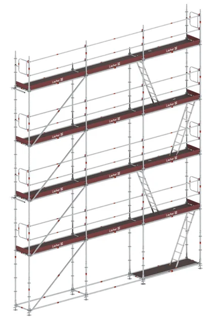 AGS Échafaudage de facade 75 m2 - 45a0097f-b7b6-4a13-b786-d8e3c27c566d