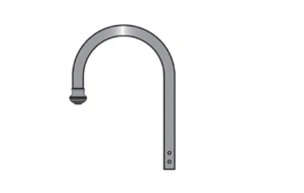 Dakhaak met rubber dop aluminium - 5f877a77-e20a-4907-a962-5a67ef210e4a