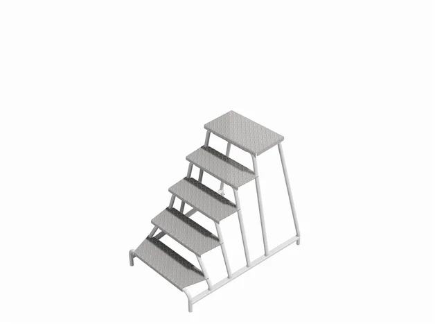 Machineopstap 5 Treden 115x114x99cm - 6197b7ed-4bd5-4622-84a2-4345be21ab6e