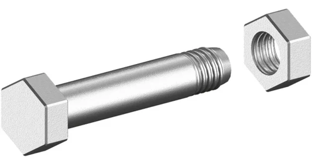 Bout met moer M12x80 mm (4+4 per koppelstuk) staal - 7bc45e1c-8f6a-40c2-889b-587b0a3eb43f
