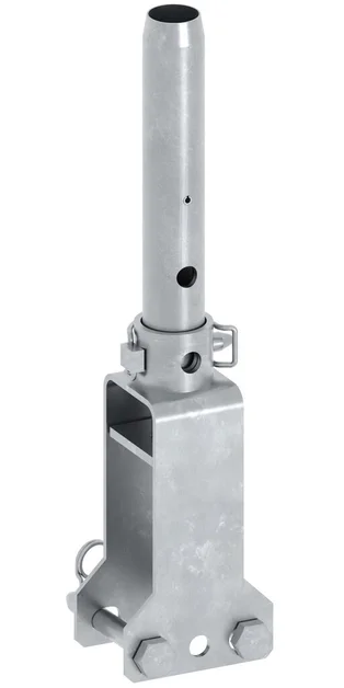 Staanderpen voor U-(tralie)ligger, verlengd inclusief 2 bouten - 7debbbba-3a5c-4b96-903c-c2c16046e046