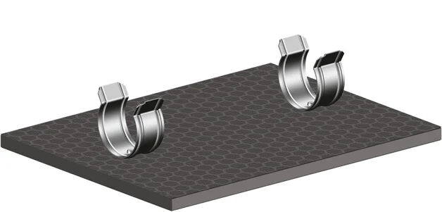 Ondersteuningsplaat voor platdakrandbeveiliging 0.30x0.23 m - 84051957-7489-4661-9523-862ee9d27570