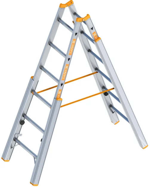Dubbele Ladder Telescoop 1,85m 2X6 Sporten Aluminium TOPIC 1061 - 8ed08a9f-9787-4c1d-919d-f9cb9687566e