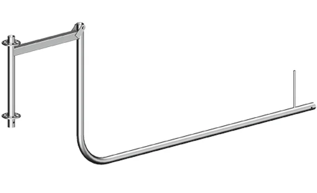 Steun platdakrandbeveiliging (opklapbaar hoog) 2.40 m - a54f9be3-b0f4-4957-9dee-465a4893d394