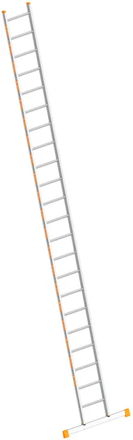 Enkele Ladder 6,30m 22 Sporten Aluminium TOPIC 1054 - acdfea02-9038-405d-91f2-a8e7330101c2