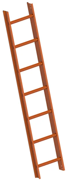 1051 Echelle De Toit Perm. Alu Ral 8004 7 Bar. 1.96 m - b0e837c4-a956-4336-a399-f9bc7c9f468b