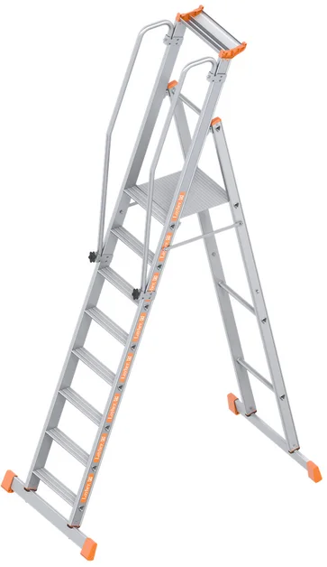 Platformtrap 3,09m 8 Treden Aluminium TOPIC 1074 - b6e5bcb4-161b-4876-ad2d-a497d7619f39