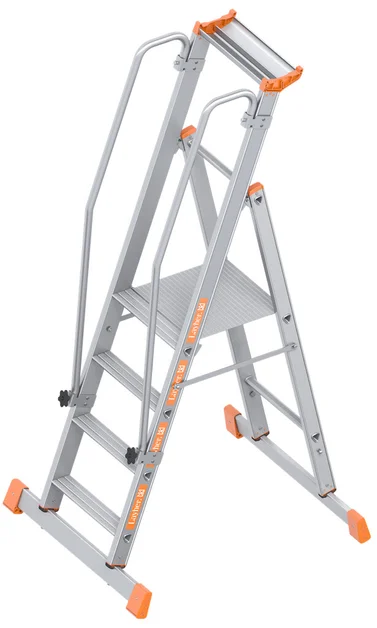 Platformtrap 2,09m 4 Treden Aluminium TOPIC 1074 - cac12b9a-c447-4235-8c09-7f312fe14202