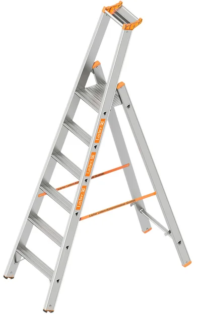 Bordestrap 2,20m 6 Treden Aluminium  - cc1fa333-3744-4db1-8bd0-7047f4571ec7