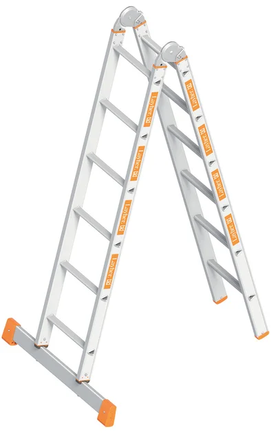 Klapladder 3,60m 2X6 Sporten Aluminium TOPIC 1056 - d3319707-91ed-48ca-9d94-86801f43df32