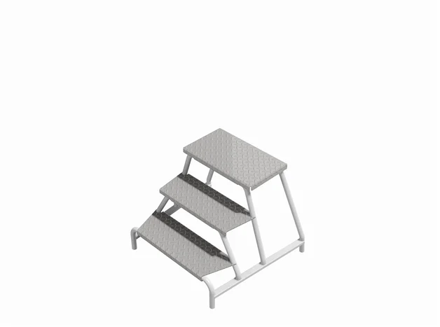 Machineopstap 3 Treden 75x73x60cm - deb9f580-3673-47a9-b8be-bdeb8b2961fb