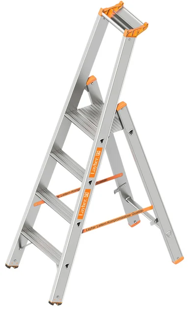 Bordestrap 1,70m 4 Treden Aluminium  - ee4a6bd5-9f94-401f-90f5-e03dfcb7d3ac