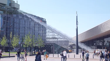Layher trap handelsgebouw rotterdam