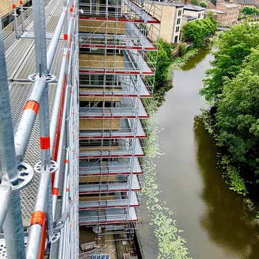 Allround gevelsteiger York rozetsysteem