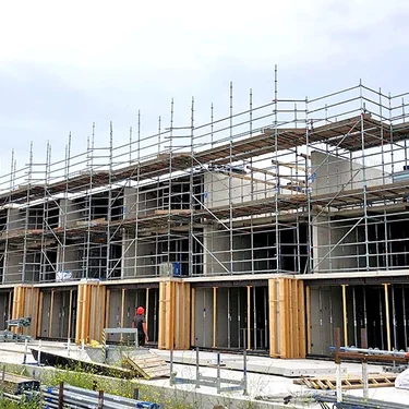 Nieuwbouw Layher metselsteiger